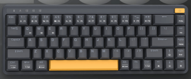 款超便携68键机械键盘！新葡京博彩值得购买的几(图2)